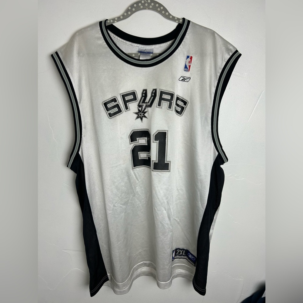 San Antonio Spurs Basketball Tim Duncan Jersey Shirt